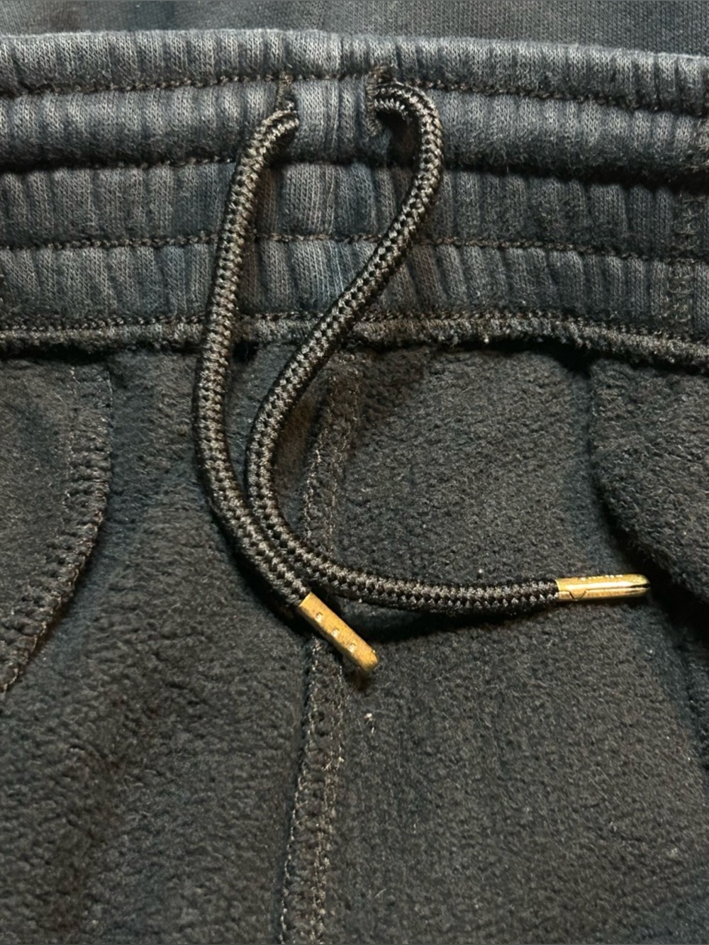 Jordan Brooklyn Fleece Wide-Leg Sweatpants Black Jumpman Joggers - Picture 8 of 12